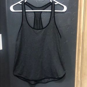Lululemon tank dark gray size 6